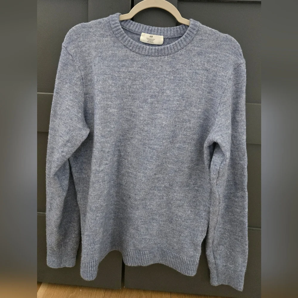 H&M Boys Marled Blue Sweater